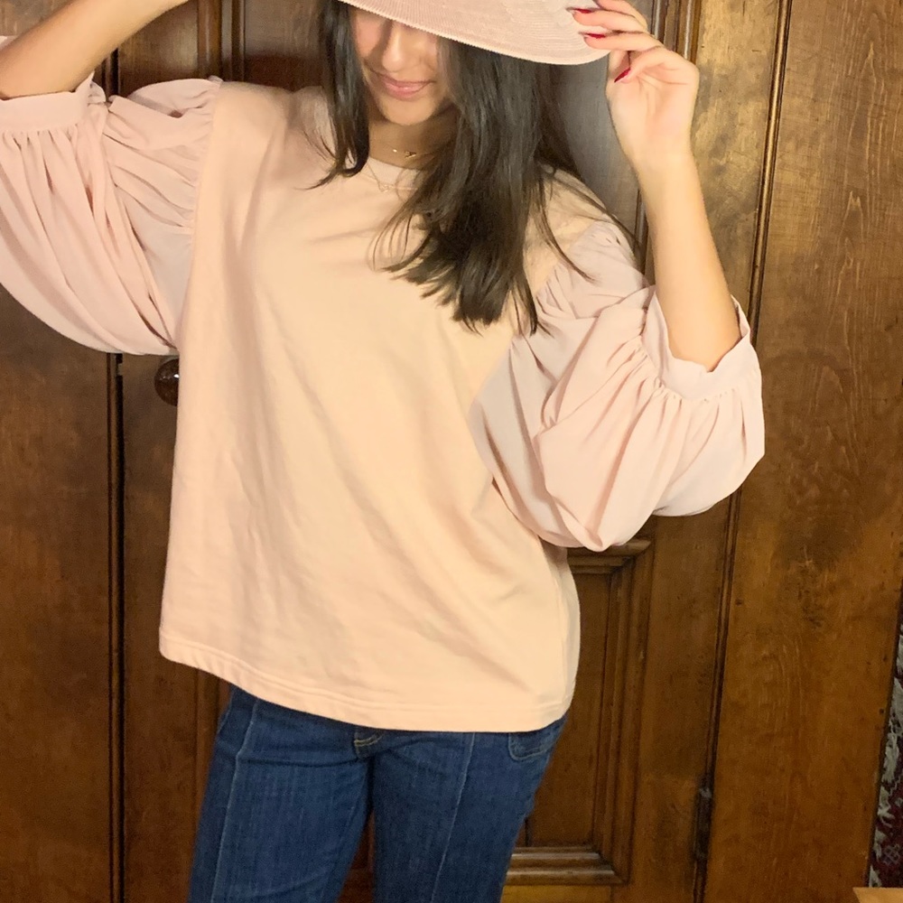 Puff sleeve top